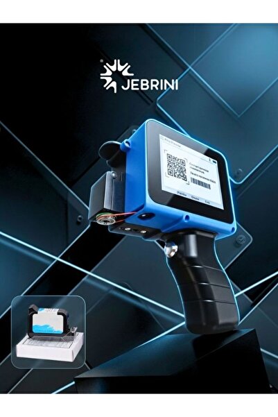 jebrini Taşınabilir El Tipi Mini QR Barkod Logo Tarih Etiket Yazıcı Mini Tari...