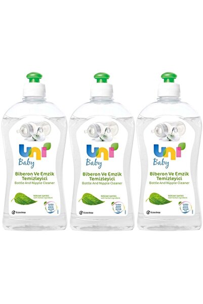 Uni Baby Biberon ve Emzik Temizleyici 500ML (3 Lü Set)