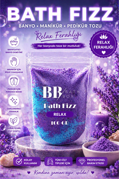 bath box Bathbox Manikür & Pedikür Ve Banyo Tuzu Relax 100 gr