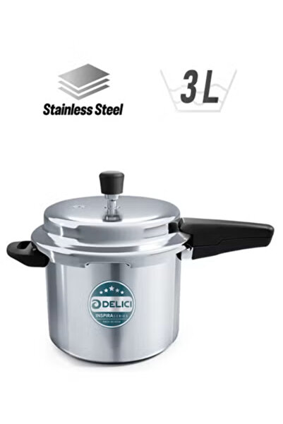 DELICI DELICI 3Liters Stainless Steel Pressure Cooker 3L (SPC3E) Quick Heatin...