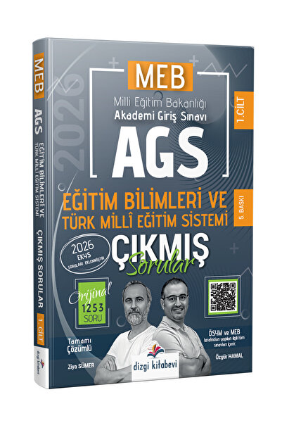 Dizgi Kitap 2026 MEB AGS Eğitim Bilimleri ve Türk Milli Eğitim Sistemi Çıkmış...