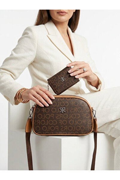 Çanta Trend Γυναικεία τσάντα μονόγραμμα μεσαίου μεγέθους 5 θέσεων Polo Of Colors