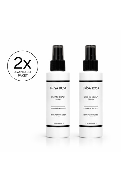 Yağlanan ve Kepekli Saçlara Özel Witch Hazel, Keratin, Yağlanma Kepek Karşıtı Saç Bakım Spreyi 2’li