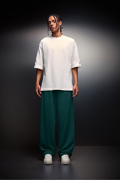 Slatra Ανδρική πράσινη φόρμα Basic Baggy