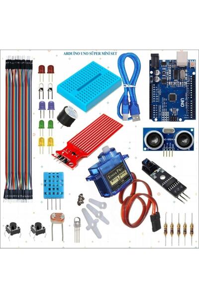 Arduino Projeleri Eğiteklab Robotik Kodlama Arduino Süper Mini Set