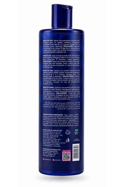 Sarah K Professıonal Sarah K Rio Shampoo for Blond & Bleached Hair with Cupuaçu Butter – 500 ml