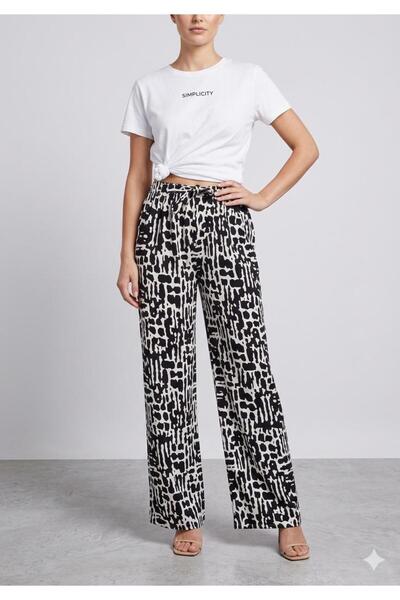 520CK Women's Viscose Fabric Plazzo Trousers / Summer Trousers