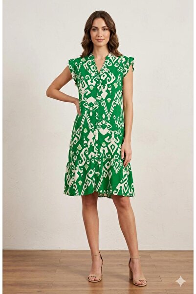 520CK Summer Women's Dress - Front Button