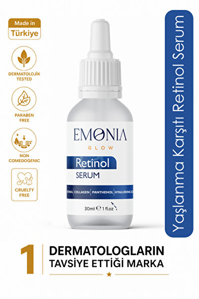 Retinol Serum-Akne Karşıtı-Aydınlatıcı-Kırışıklık Önleyici