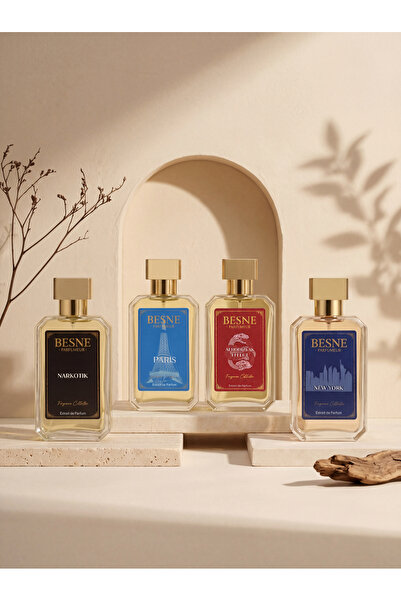 besneparfum Besne Parfüm Effect - Parıs-Newyork-Narkotık 4’ü Set Besne Parfüm