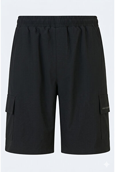 New Balance Nb Man Lifestyle Σορτς Μαύρο Ανδρικό Αθλητικό Casual Σορτς