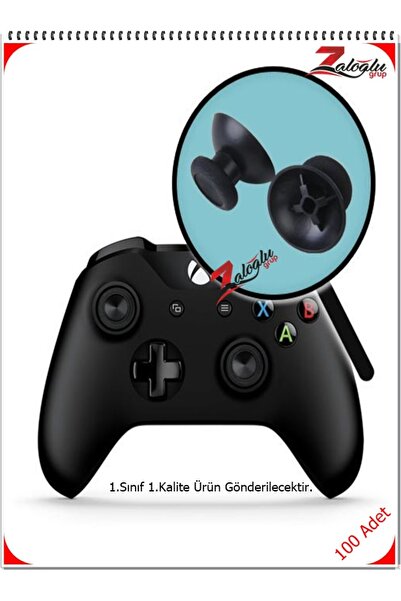 Zaloğlu Grup 100 Adet Xbox One S/x Ve Xbox S/x Analog Topuz Stick Cap Başlık