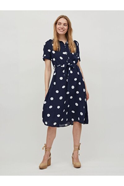 VILA Maxikleid Kurzärmeliger