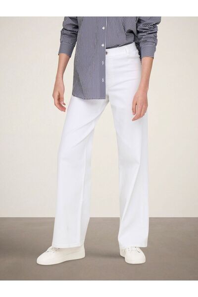 JDY Hose mit weitem Beinschnitt JDYIRIS Normal geschnitten Hose mit weitem Be...