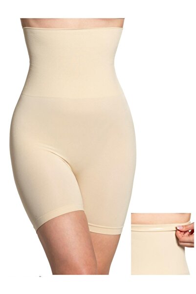 HS İÇ GİYİM Women's Over-The-Knee High Waist Shaping Silicone Corset