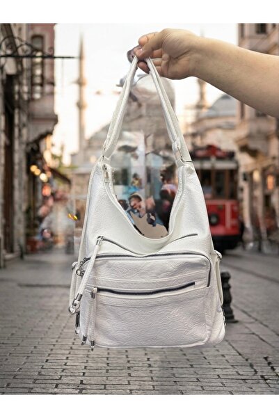 KIRASE ΤΣΑΝΤΑ ΠΛΑΤΗΣ ΚΑΙ ΤΣΑΝΤΑ ΏΜΟΥ ΜΕΓΑΛΟΥ ΜΕΓΕΘΟΥΣ ΜΕ ΜΑΛΑΚΟ ΔΕΡΜΑ ΛΕΥΚΟ Χ...