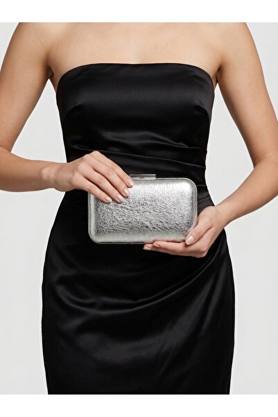 Biçanta Ασημί Lame Χρώμα Κρυστάλλινο Σχέδιο Βραδινή Τσάντα Βραδινή Τσάντα Γάμ...