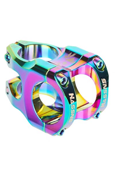 HASSN 'S Aluminum Colorful Rainbow Bicycle Handlebar Strait