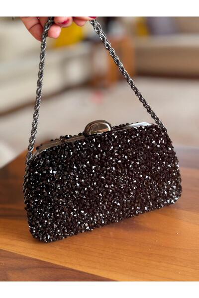 Blacktavern ΤΣΑΝΤΑ ABİYE ΜΕ ΠΕΤΡΙΝΗ ΣΧΕΔΙΑΣΜΕΝΗ ΑΛΥΣΙΔΑ ΚΡΕΜΑΣΤΗΣ, ΚΟΜΜΕΝΗ ΣΧ...