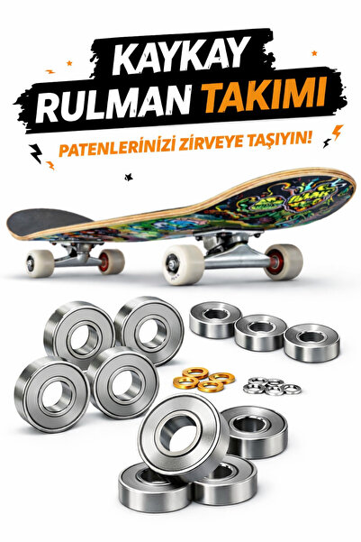 LOACANDLECO KAYKAY RULMAN TAKIMI 8 ADET – YÜKSEK DAHA HIZLI • DAHA AKICI • DA...