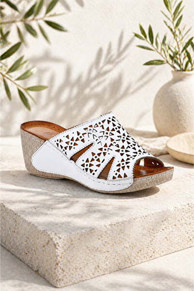 İNZE AYAKKABI Παντόφλες από γνήσιο δέρμα - Όνομα μοντέλου: Savia