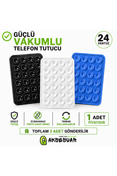Q Aksesuar Silikon Vakumlu Telefon Tutucu, Cep Telefonu için Silikon Yapışkan...