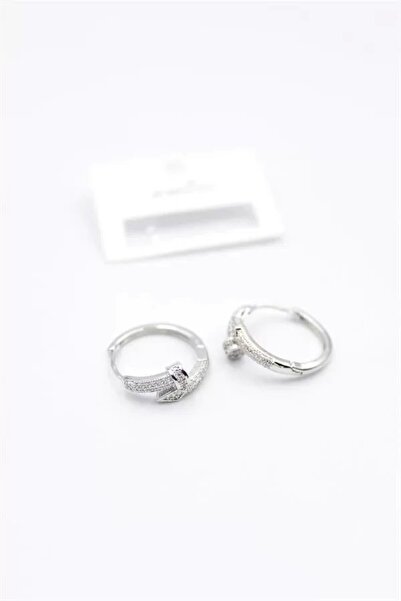 Generic Brand Jewelled Stud Earrings - Silver