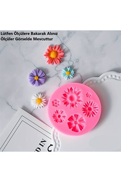 HogART Design Çoklu Mini Papatyalar Silikon Kalıp