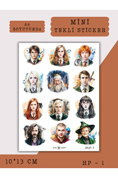 Else Craft Harry Potter Sticker - HP-1 - Ajanda Planlayıcı Bullet Journal İçi...