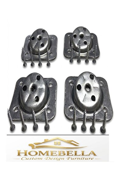 HOMEBELLA Metal Açılı mt8 Ayak Bağlantı Aparatı Zigon Sehpa Ve Ahşap Masa Kol...
