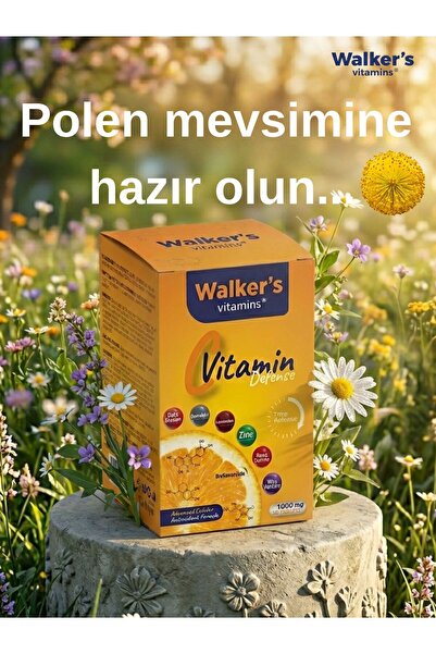 Walker's Vitamins Walker’s Vitamin Defense 1000 mg 30 Tb - Time Release & Que...