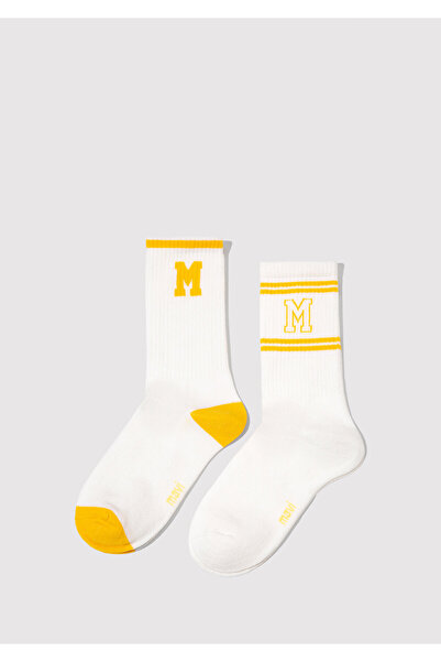 Mavi 2-Pack m Logo Ecru Socks 1913258-32158