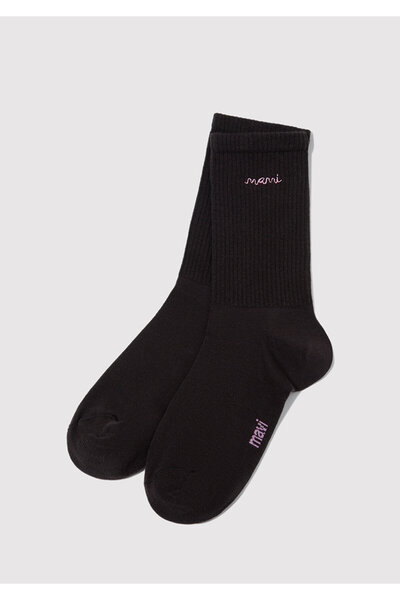 Mavi Κάλτσες καφέ με κεντημένο λογότυπο 1913235-29871