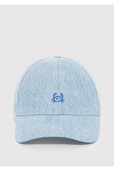 Mavi Καπέλο τζιν με κέντημα καβουριού 1913010-70800