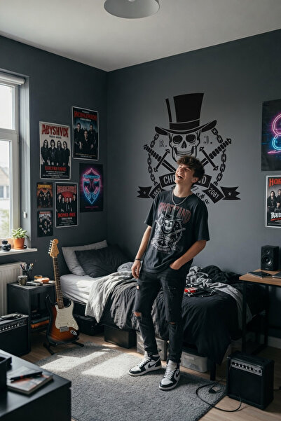 KT Decor Ghostband Moderna Zidna Nalepnica - Dnevna Soba i Salon