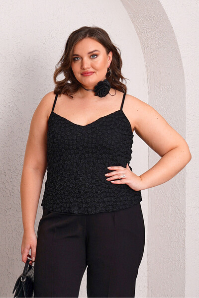 Büyük Moda ΜΠΛΟΥΖΑ ΜΕ ΛΑΜΠΡΟ ΕΠΕΞΕΡΓΑΣΙΑ ΚΑΙ ΕΝΤΟΣΙΑΣΤΙΚΗ ΕΠΕΞΕΡΓΑΣΙΑ ΔΑΝΤΕΛΑΣ