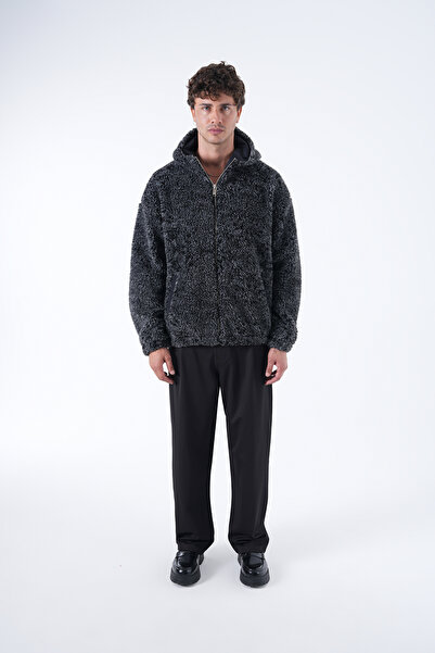 2512 Clothing Hooded Oversized Teddy Coat
