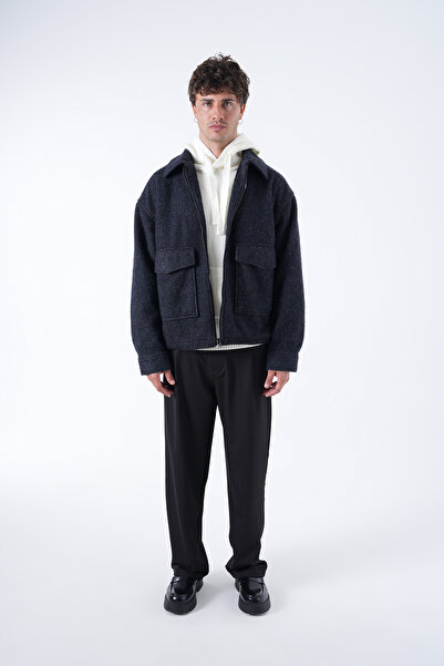 2512 Clothing Wool Blend Pocketed Cashmere Coat
