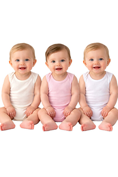Baby Shez 100% قطن عضوي، 3 قطع، مناسب لعمر 0-3 سنوات، ملابس داخلية للأطفال حد...