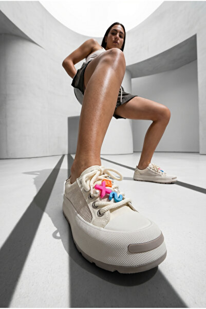 inizio Beyaz File Kadın Sneaker EW5020
