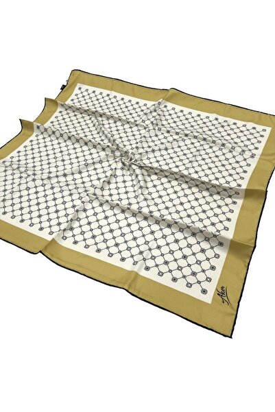 Aker Twill Eşarp - 7857795-912 Krem Gold