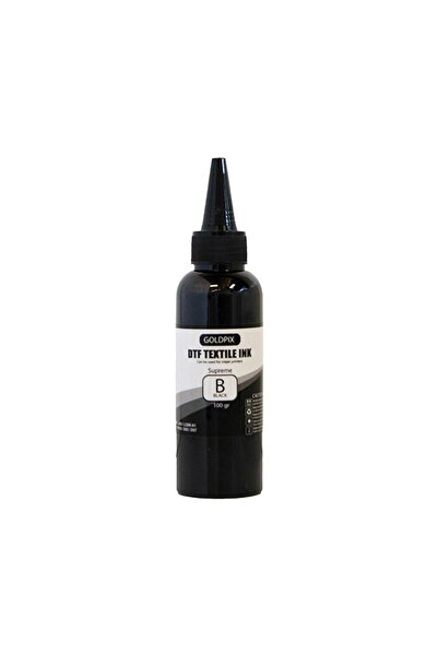 Goldpix Tortusuz Siyah DTF Mürekkebi - Black 100gr.