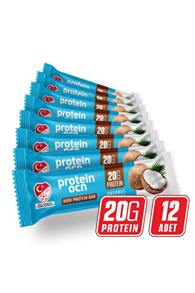 Proteinocean Protein Bar - Coconut Aromalı - 50g X 12 Adet