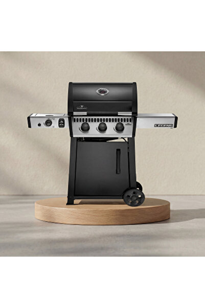 OMES Napoleon Legend 365 Gas Kebab Grill – Stainless Steel Shelves