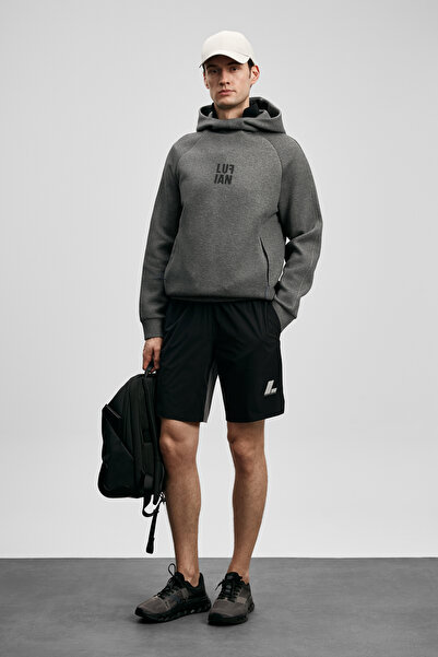 Lufian Ανδρικό αθλητικό σορτς Loom μαύρο