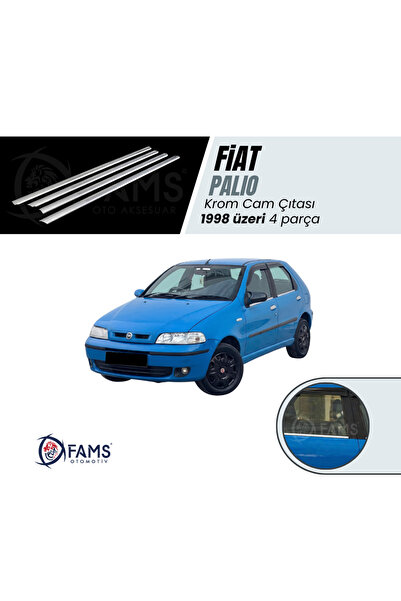 Leonacs Fams Otomotiv Fiat Palio Krom Cam Çıtası 4 Parça 1998 Ve Üzeri Paslan...