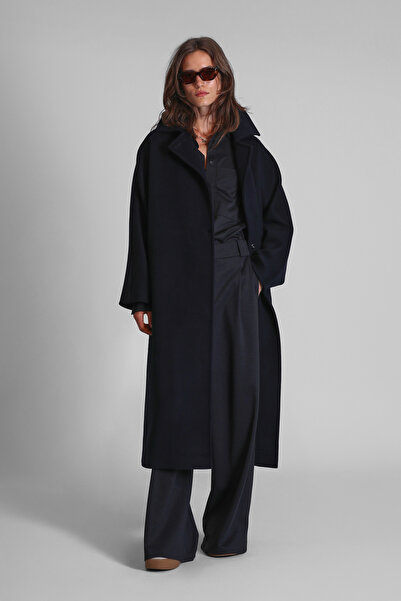 Lufian Γυναικείο παλτό Navy Blue June