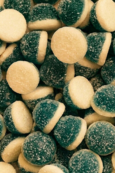 SWEETO Jelly Blue Drops Şeker Kaplamalı Mavi Damla Şekilli Gummy Şeker 1000g ...
