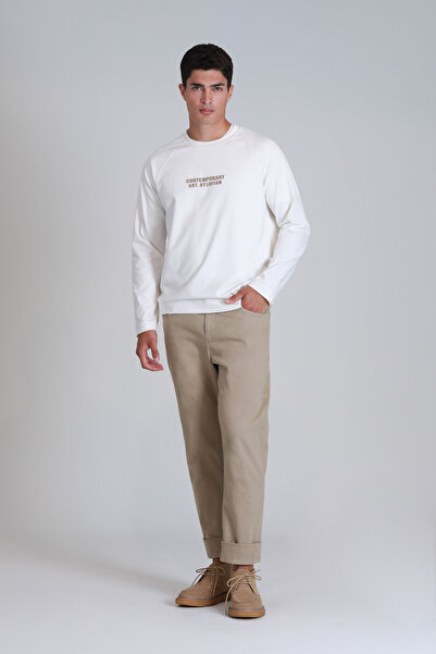 Lufian Ανδρικό παντελόνι Chino Slim Fit Tulip Helt Sports