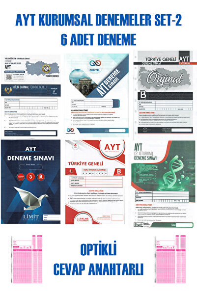 Bilgi Sarmal Yayınları AYT Kurumsal Denemeler Karma Set2 (Bilgi Sarmal Limit ...